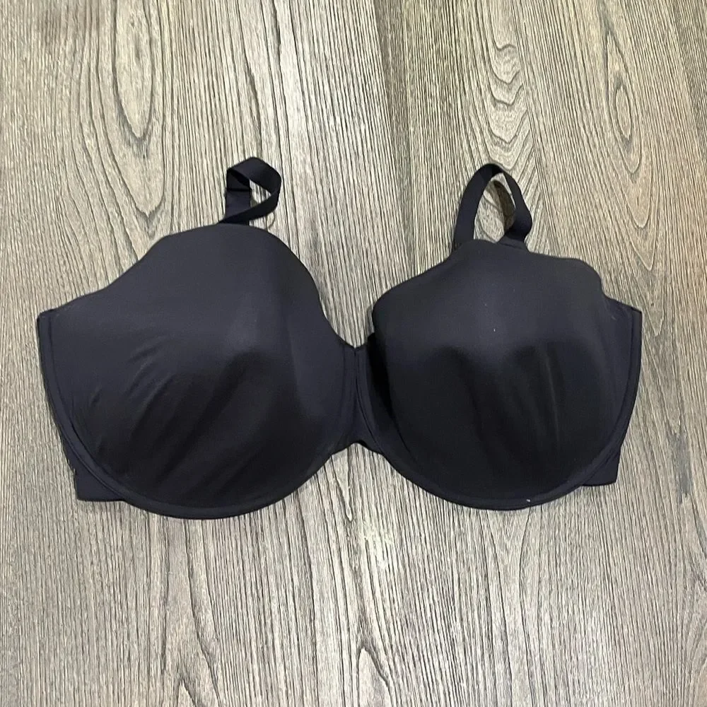 NWOT SKIMS Fits Everybody Underwire T-Shirt Bra Superstar Padded Onyx Size 44H